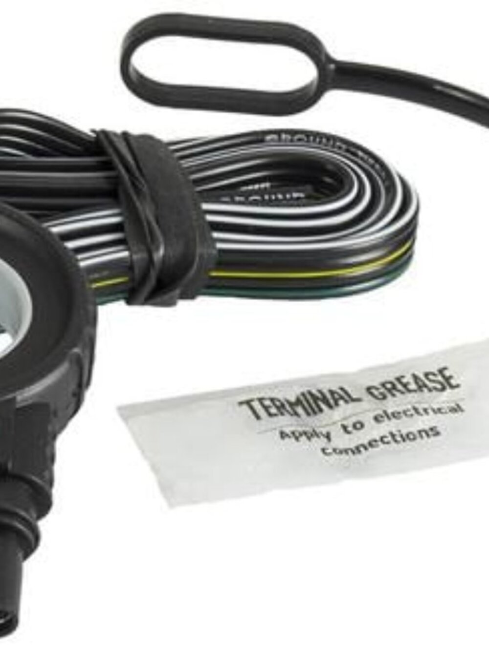 Hopkins 48058 4-Flat Trailer Wiring Connector w/ LED Test Lights, 48" Wire - New